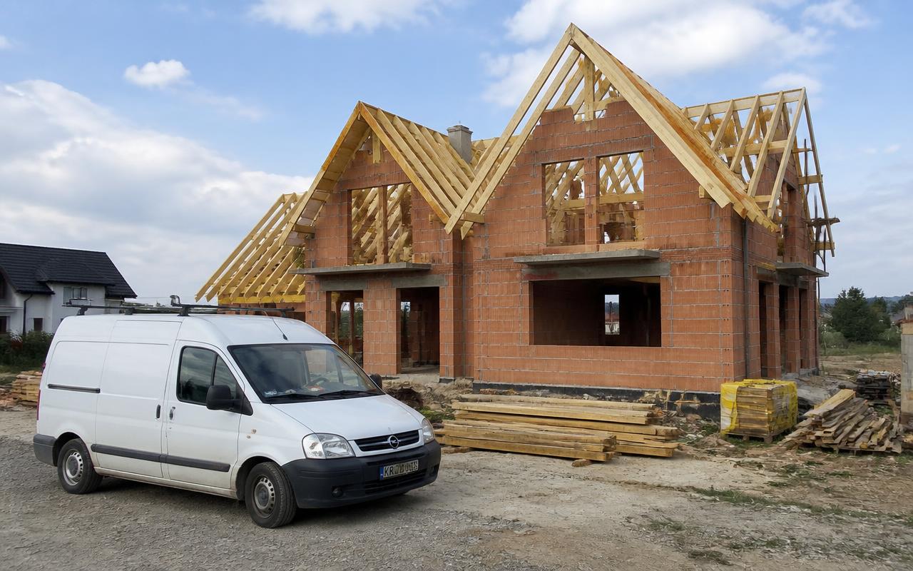 Chantier d’une entreprise du bâtiment